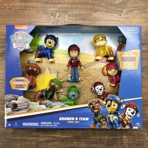 🐾 PAW PATROL: Boomer & Team 8-Figure Pack‎ Rescue Wheels! NEW Walmart Exclusive